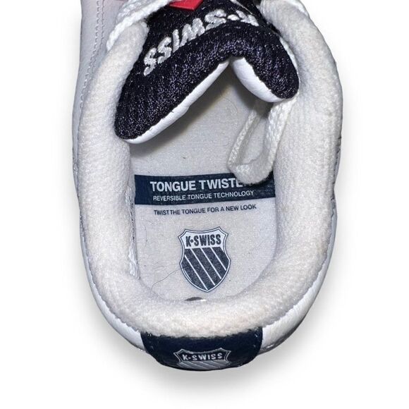 K-Swiss Classic Pro Reversible Tongue Technology White/Navy 21016109 Infant 8.5 - Picture 9 of 11